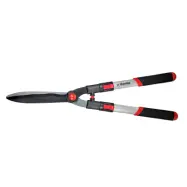 Häcksax med teleskophandtag, vågblad och justerbara skaft 67–88 cm för lätt precisionsklipp