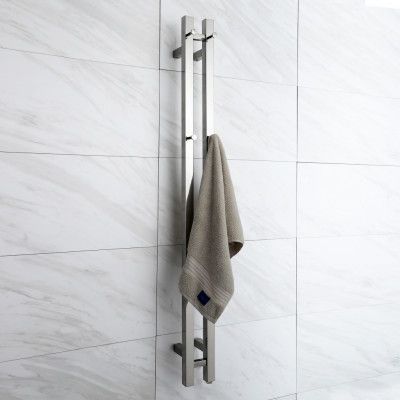 Elektrisk handdukstork 26x120x10cm | Rostfritt stål | RH02