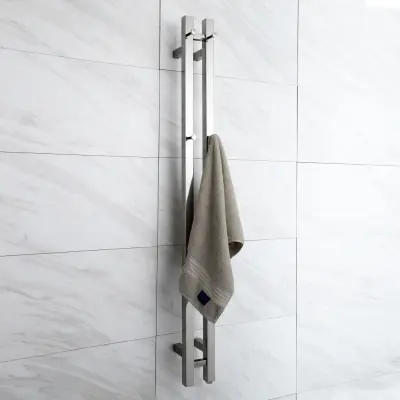 Elektrisk handdukstork 26x120x10cm | Rostfritt stål | RH02