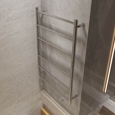 Elektrisk handdukstork 60x90x12cm | Polerat rostfritt stål | OH-007P