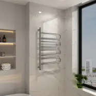 Elektrisk handdukstork  | Svängbara armar | Rostfritt stål | OH-014