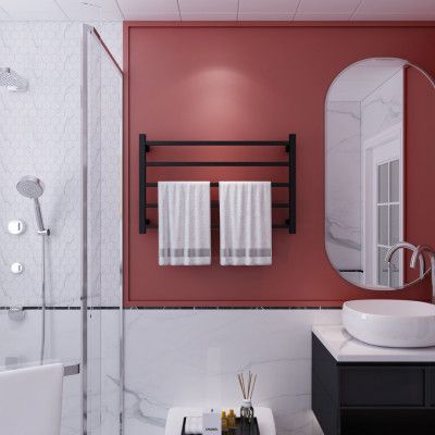 Elektrisk handdukstork 80x51x12cm | SC01 | Svart