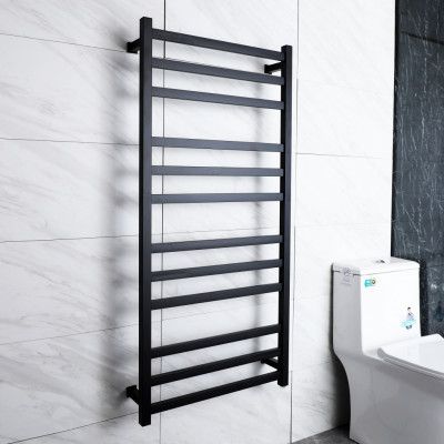 Elektrisk handdukstork 60x128x12cm | SC7B | Svart