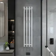 Elektrisk handdukstork 26x120x10cm | Vit