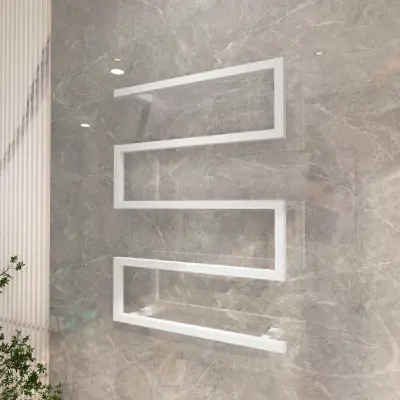 Elektrisk handdukstork 60x80x12cm | Vit