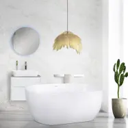 Fristående badkar 170cm | Lucite akryl | Runda kanter | A-24