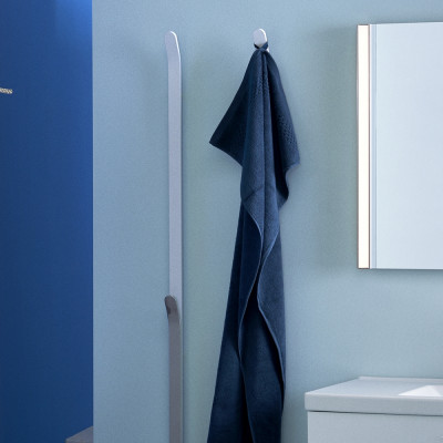 INR BOW Handdukstork Vit/Mattborstad.