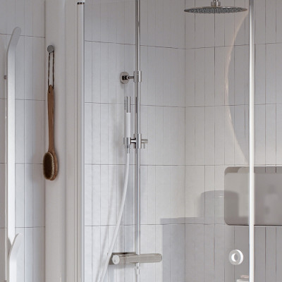 INR BOW Handdukstork Vit/Vit.