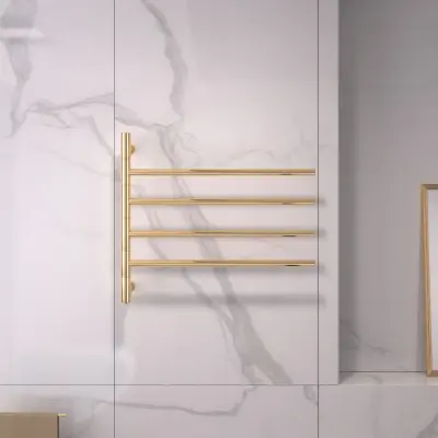 Stor elektrisk handdukstork 63x55x12,5cm | 9007 | Guld