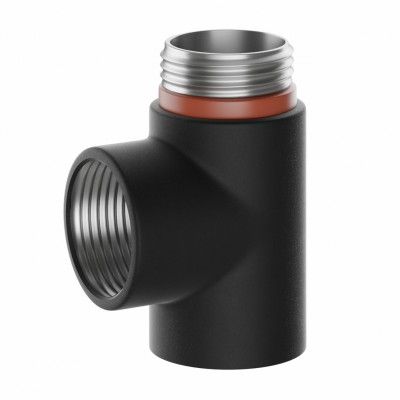 T-Rör Nordhem till Kombidrift G15 Mattsvart