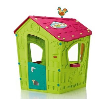 Färgglad lekstuga - Utelek