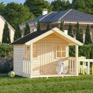 Palmako Lekstuga Felix 2,0 M² , Färdigmålad Vit