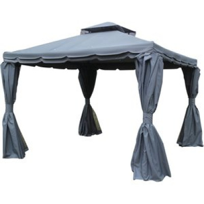 Lerhaga Paviljong 3x3m  Grå
