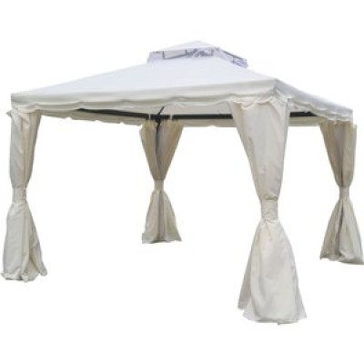 Lerhaga Paviljong 3x3m  Vit