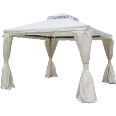 Lerhaga Paviljong 3x3m  Vit