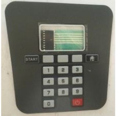 Displaypanel för robotgräsklippare