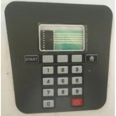 Displaypanel för robotgräsklippare