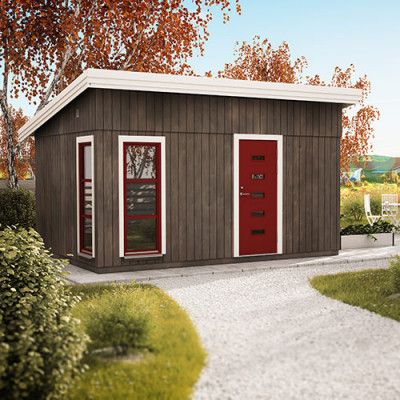 Stuga Etta 14,9 M² Silver Plåttak