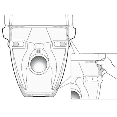 Dämpningslist Ifö till Vägghängda Toaletter