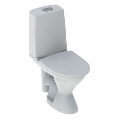 Toalettstol Ifö Vinta Rimfree Förhöjd Öppet S-lås