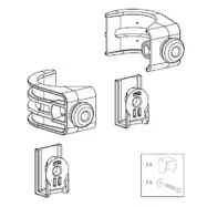 Väggfäste Gustavsberg Triomont XS för Hörnmontage 2-pack
