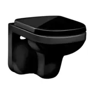 Vägghängd Toalettstol Gustavsberg Artic 4330 Svart