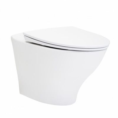 Vägghängd Toalettstol IDO Glow 76166 Rimfree