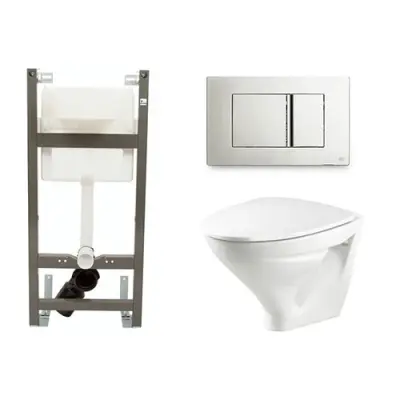 Vägghängd Toalettstol Ifö Sign 6875 med Ifö Sign Gen 2x Komplett