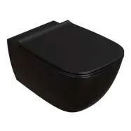 Vägghängd Toalettstol Lavabo Genesis Rimless Mattsvart