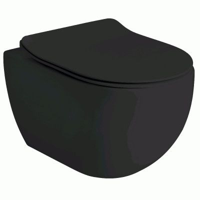 Vägghängd Toalettstol Lavabo Glomp Rimless