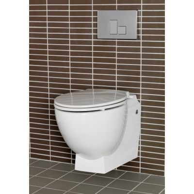 Vägghängd Toalettstol Relax U Hafa Inkl Toalettlock Vit