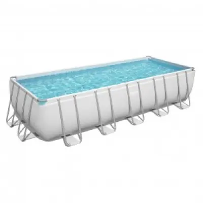 Bestway pool ovan mark 6,4 × 2,74 m – 132 cm djup | Power Steel (5611Z)