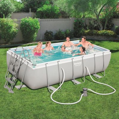 Bestway pool ovan mark 4,04x2,01m - 100cm djup | Power Steel (56441)