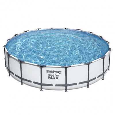 Pool ovan mark Ø5,5m - 122cm djup | Bestway Steel Pro MAX (56462)