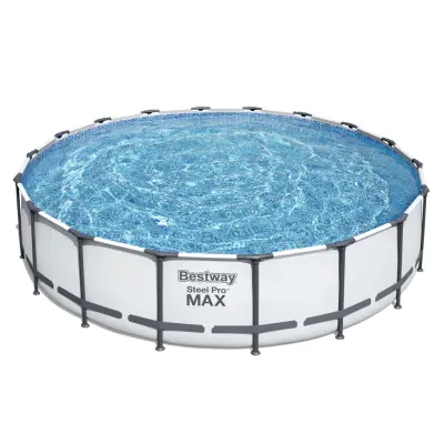 Pool ovan mark Ø5,5m - 122cm djup | Bestway Steel Pro MAX (56462)