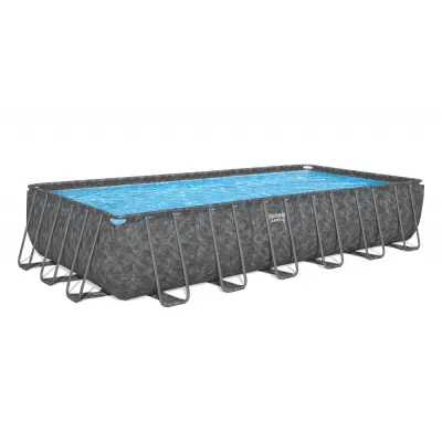 Bestway pool ovan mark 7,3x3,7m - 132cm djup | Power Steel APX 365 (561KG)