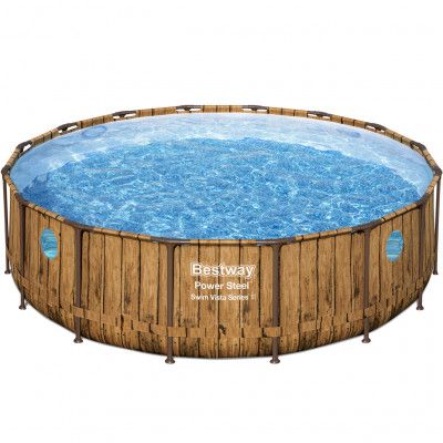 Bestway pool ovan mark Ø4,88m | Power Steel Swim Vista II (56725)