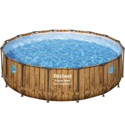 Bestway pool ovan mark Ø4,88m | Power Steel Swim Vista II (56725)