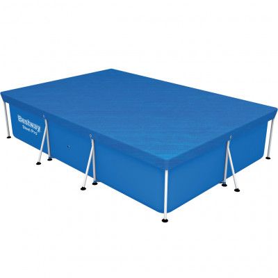 Rektangulärt poolöverdrag Flowclear™  | Blå - 3x2m