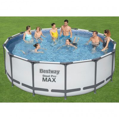 Bestway pool ovan mark Ø4,27m - 122cm djup | Steel Pro MAX (5612X)