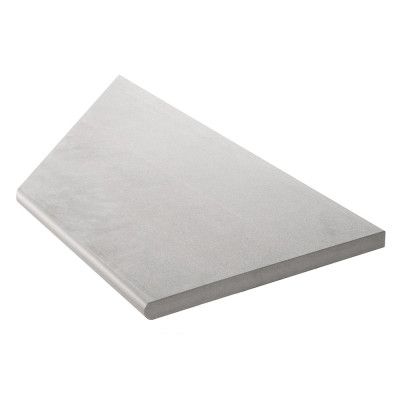 Uteklinker Bricmate Z Limestone Light Grey Pool Inner Corner Right 30x60 cm