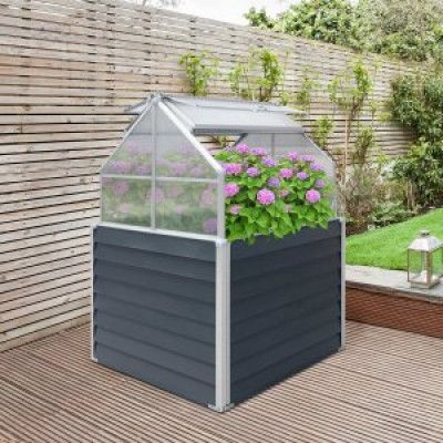 Balkong-växthus / Mini-växthus - 1.5 kvm - Tvåsidig