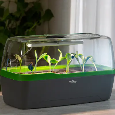 Drivhus för odling i hydrokultur LED, antracit