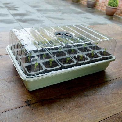 Drivhus med självbevattning, 24 celler