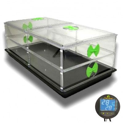 Drivhus Vitopod, large med undervärme dubbel höjd