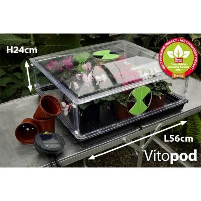 Drivhus Vitopod, small med undervärme