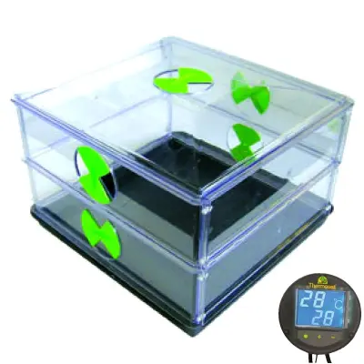 Drivhus Vitopod, small med undervärme dubbel höjd