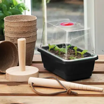 Minidrivhus mini, svart