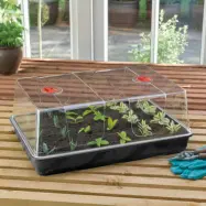 Minidrivhus XL, svart