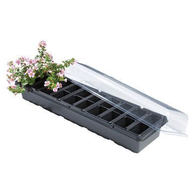 Miniväxthus för fönsterbrädan - 20 krukor